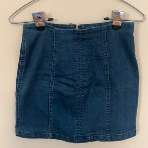 Stretchy Jean Small mini skirt